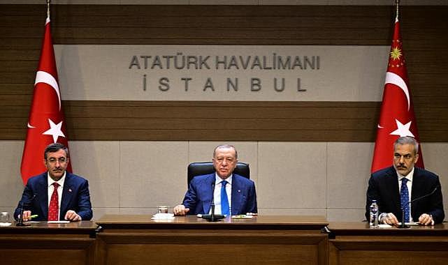 Cumhurbaşkanı Erdoğan: Ne yapıyorsak coğrafyamızda kan ve gözyaşının dinmesi için yapıyoruz