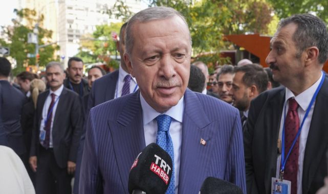 Cumhurbaşkanı Erdoğan: Trump ile bölgeyi ilgilendiren görüşmeler yapacağız