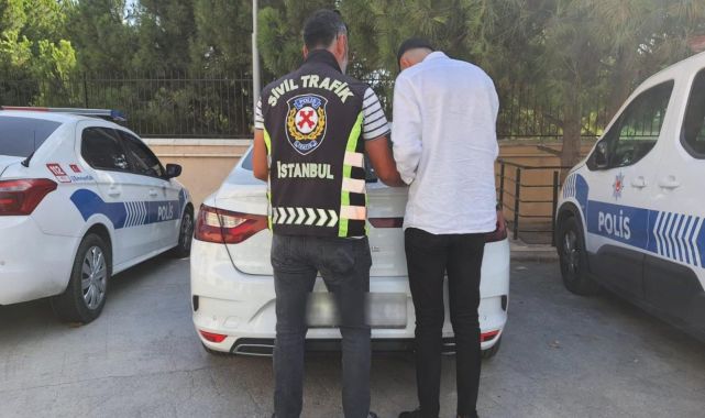 Drift atan sürücüye 47 bin lira ceza kesildi