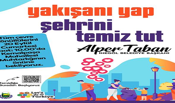 İnegöl Belediyesi’nden Çevre Temizlik Etkinliğine Davet