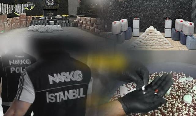 İstanbul'da zehir tacirlerine operasyon: 366,5 kilogram uyuşturucu ele geçirildi