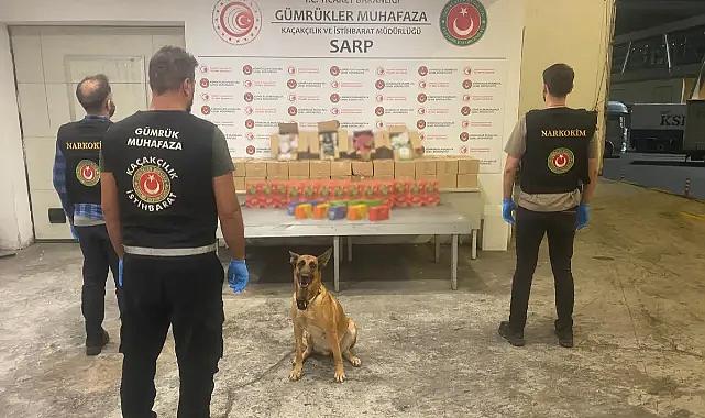 Sarp Gümrük Kapısı ve İstanbul'da 601 kilo uyuşturucu madde ele geçirildi