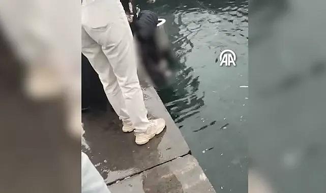Kadıköy'de 4 kişi iskeleden düştü: 1'i hayatını kaybetti, 3'ü kurtarıldı