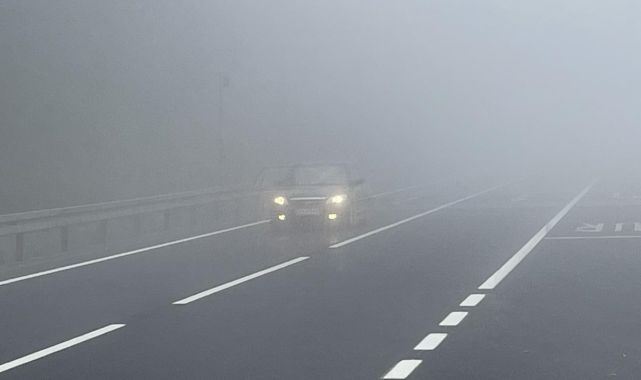 Bolu Dağı geçişinde sis etkili