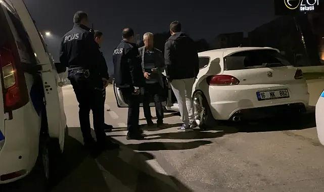 Bursa'da engelli sürücü alkollü çıktı, babası delirdi
