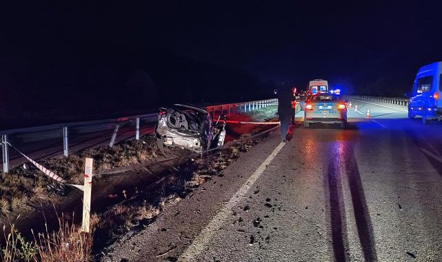 Çorum'da otomobil devrildi: 1 ölü, 2 yaralı