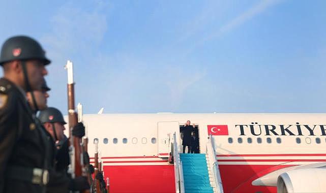 Cumhurbaşkanı Erdoğan Azerbaycan'a gitti