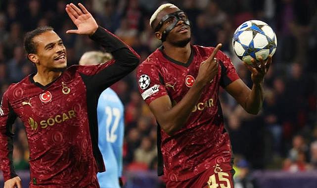 Galatasaray Ajax'ı Osimhen'in golleriyle devirdi