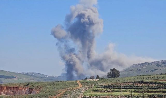 İşgalci İsrail ordusu, Lübnan'ın güneyine hava saldırıları başlattı