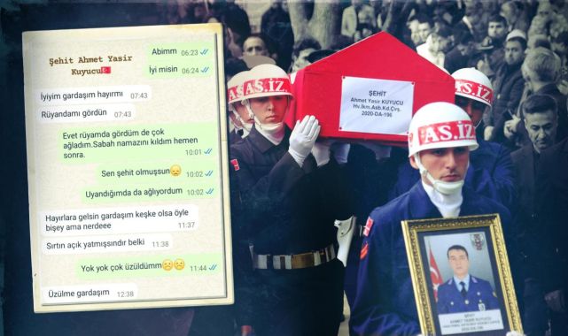 Şehit astsubayın kız kardeşi, ağabeyinin şehit olacağını rüyasında görmüş