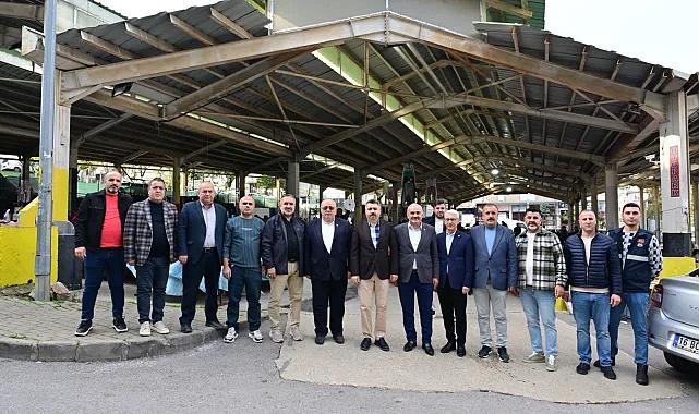 Yıldırım'da Başkan Yılmaz pazar esnafıyla buluştu