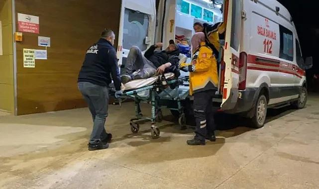 Bursa'da yolda karşılaştığı husumetlisi tarafndan bacağından vuruldu