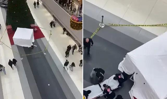 İstanbul'da AVM'de 2. kattan düşen genç hayatını kaybetti !