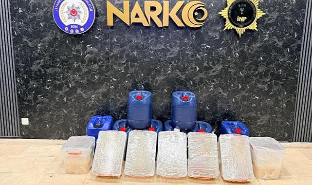 Büyükçekmece'de 284 kilo uyuşturucu ele geçirildi