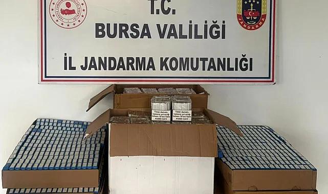 Bursa'da kaçak sigara operasyonu
