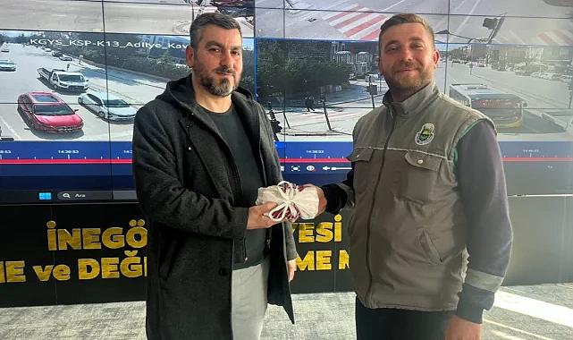 İnegöl Belediyesi personelinden örnek davranış