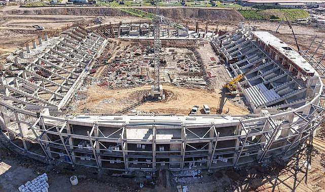 Kahramanmaraş'a yepyeni bir stadyum yükseliyor