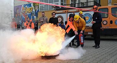 Yıldırım Belediyesi’nden nefes kesen tatbikat