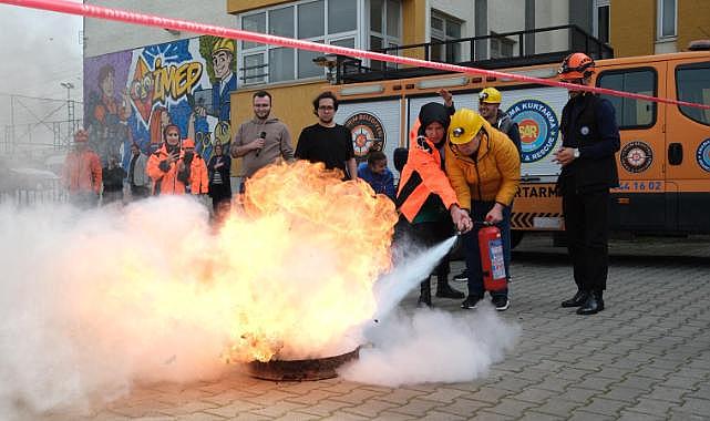 Yıldırım Belediyesi’nden nefes kesen tatbikat