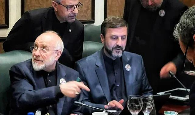 ABD ile masaya oturan İran heyetinden ilk fotoğraf