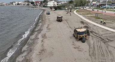 Bursa sahillerinde yaz hazırlığı