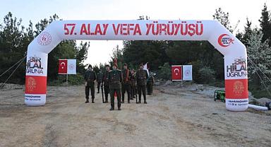 Gelibolu Yarımadası'nda 57. Alay Vefa Yürüyüşü başladı