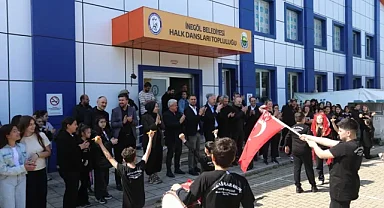 İnegöl'de Başkan Taban'dan Halk Dansları'na ziyaret