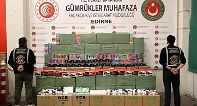 Kapıkule Gümrük Kapısı'nda 33,1 milyon liralık kaçak eşya yakalandı