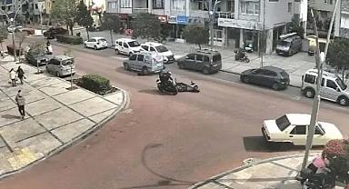 Manisa'da aracın altında kalan motosikletli genç kız can verdi