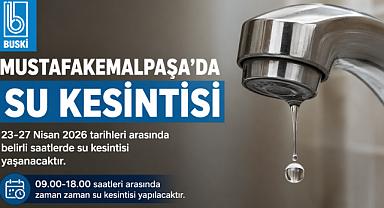 Mustafakemalpaşa’da planlı su kesintisi uyarısı