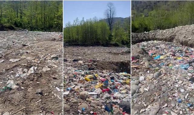 Rize'de açık alana çöp döken Fındıklı Belediyesine 2,3 milyon lira ceza