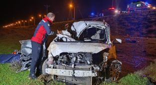 Şırnak'ta hafif ticari araç devrildi: 1 ölü