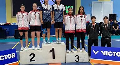  Badmintonda Osmangazi’ye Çifte Madalya 