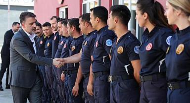 Başkan Vekili Şahin Biba'dan İtfaiye personeli’ne bayram ziyareti