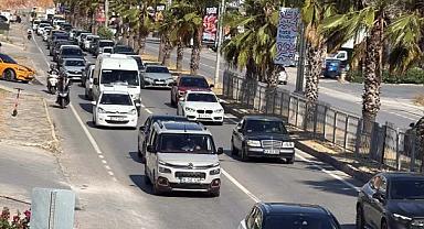 Bodrum'a bayram tatilinin ilk 3 gününde 67 bin araç giriş yaptı