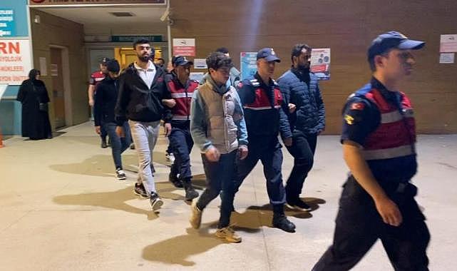 Bursa'da 7 düzensiz göçmen yakalandı