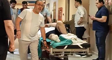 Bursa'da çimleri biçerken ayağını makineye kaptırdı