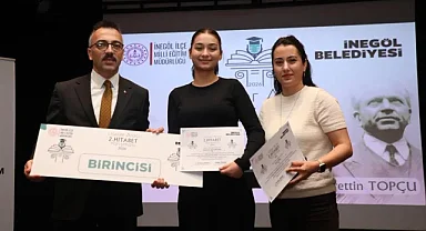 Bursa İnegöl'de liseliler hitabetini konuşturdu