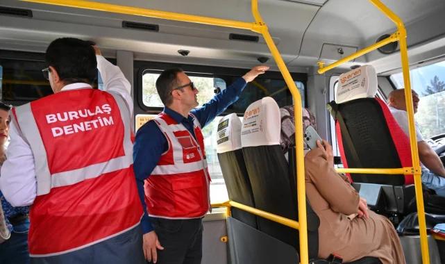 Bursa'da toplu taşıma araçlarında klima denetimi