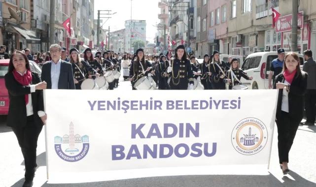 Yenişehir Belediyesi Kadın Bando Takımı kuruldu