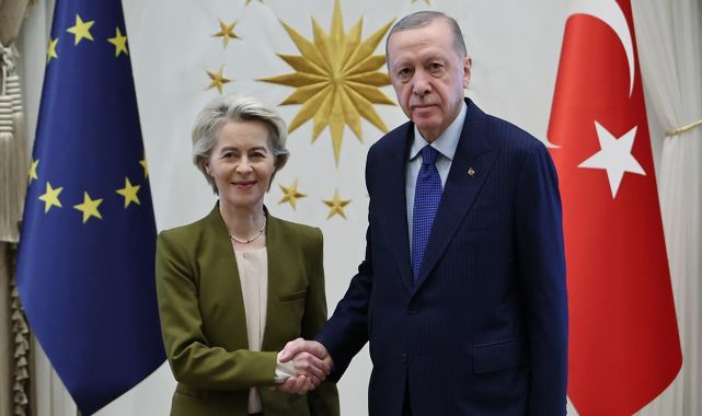 Cumhurbaşkanı Erdoğan, AB Komisyonu Başkanı ile görüştü