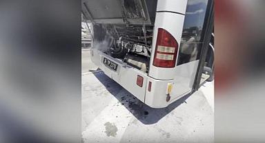 İstanbul'da metrobüste yangın çıktı