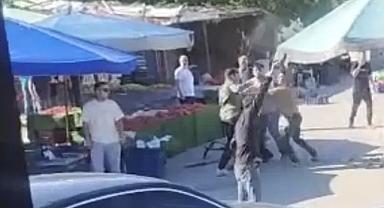 İzmir'de pazarcılar arasında silahlı kavga