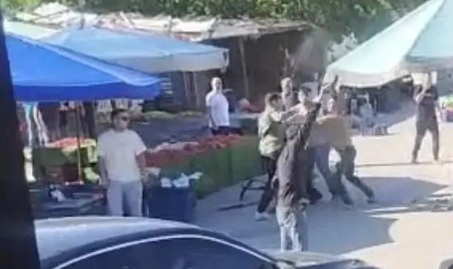 İzmir'de pazarcılar arasında silahlı kavga