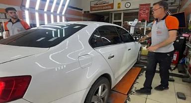 Konya’da iki araçtan tek otomobil oyunu ekspertizde ortaya çıktı