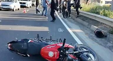 Tekirdağ'da bariyerlere çarpan motosikletteki genç kız can verdi