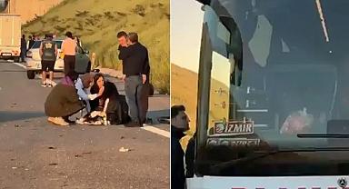 Yolcu otobüsünde can pazarı! Muavin kopan kapıdan aşağı uçtu