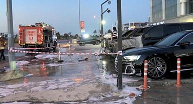 50 milyon liralık 4 otomobil kül oldu