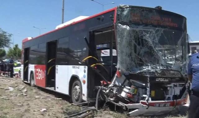Ankara'da EGO otobüsü kaza yaptı: 1 ölü, 9 yaralı