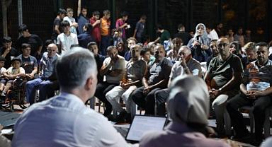 Başkan Taban Ertuğrulgazi Mahallesi Sakinleriyle Buluştu
